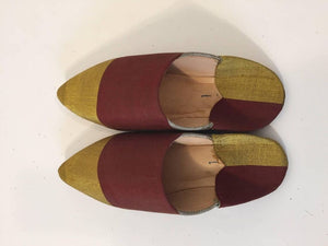 Moroccan Silk Slippers Ethnic Shoes