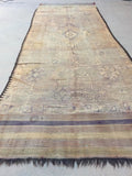 1960s Moroccan Vintage Berber Tribal Rug