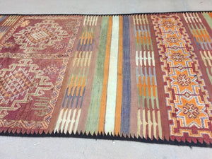 1960s Authentic Moroccan Vintage Tribal Rug