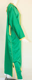 Moroccan Hooded Caftan Emerald Green Djellabah Kaftan