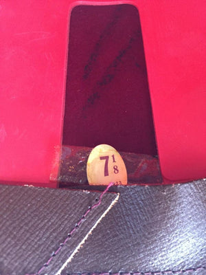 AL Malaikah Vintage Iconic Masonic Shriner Burgundy Wool Fez Hat in Original Box