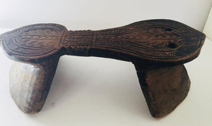 Antique Carved Wooden Harem Shoe