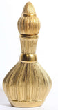 Moorish Bohemian Gilt Porcelain Lidded Flask