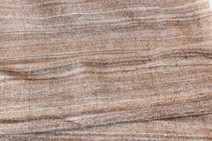 1960s Moroccan Vintage Flat-Weave Brown Tribal Organic Textile