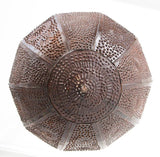 Handcrafted Moroccan Metal Orb Pendant, North Africa