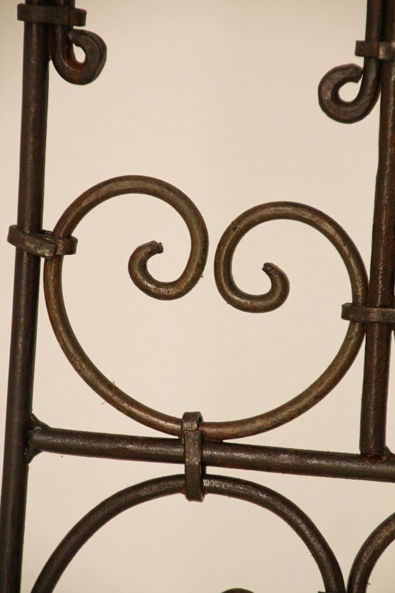 Hand Forged Iron Moorish Folding Screen