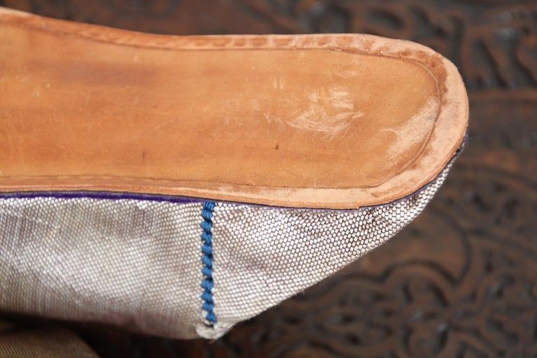 Moroccan Silk Slippers Babouches