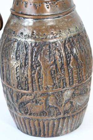 Middle Eastern Tinned Copper Coffee Pot, 19th Century