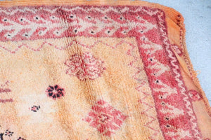 Vintage 1960s Moroccan Berber Rug