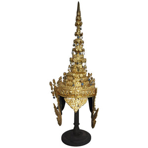 Gilt Ceremonial Thai Headdress