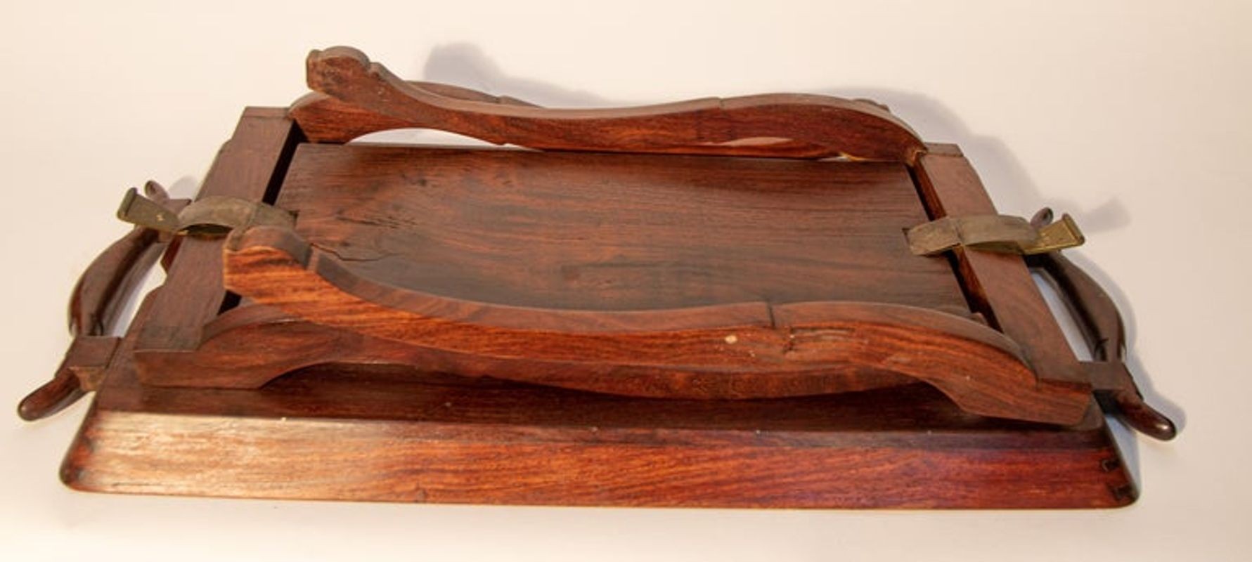 Vintage Anglo-Indian Inlaid Tray Table