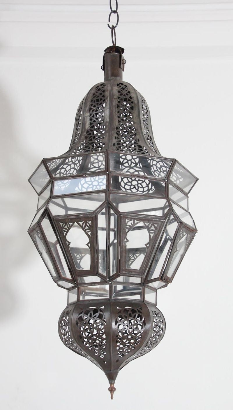 Moroccan Hanging Glass Lantern
