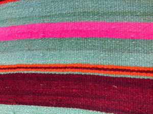 Moroccan Vintage Flat-Weave Kilim Rug North Africa