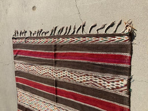 Moroccan Vintage Tribal Kilim Rug Textile North Africa