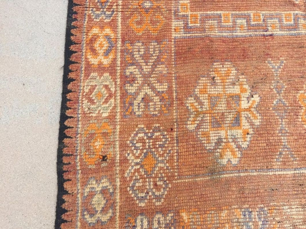 Vintage Moroccan Berber Rug, circa 1960