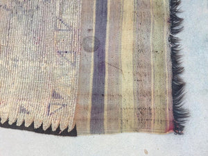 1960s Moroccan Vintage Berber Tribal Rug