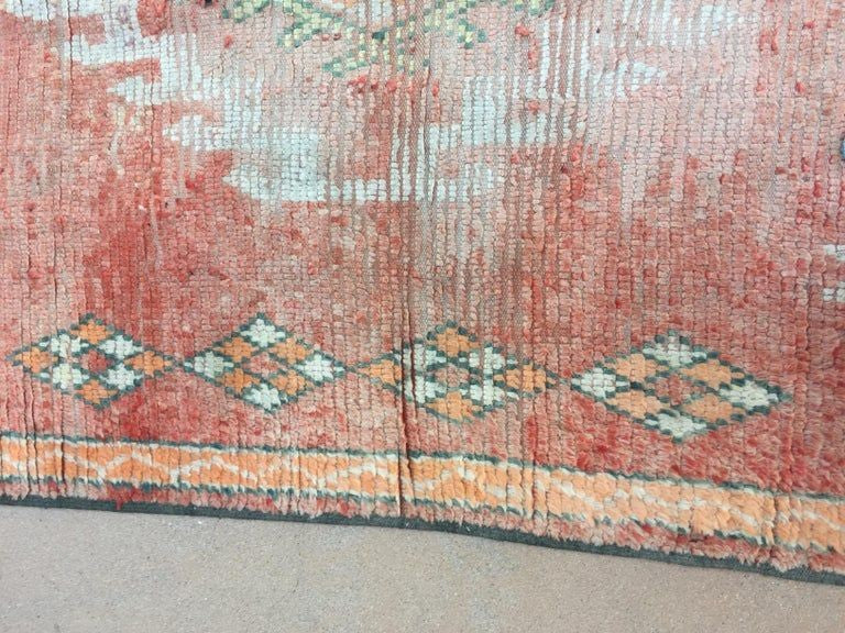 Moroccan Vintage Tribal Rug, circa 1960