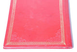 Vintage Moroccan Embossed Leather Padfolio