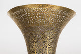 Mid 19th Century Antique Islamic Brass Candleholder Floor Lamp