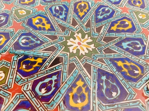 Hand Painted Ceramic Decorative Moorish Plate