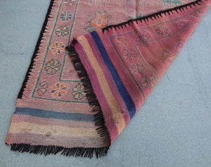 1960s Vintage Moroccan Berber Rug