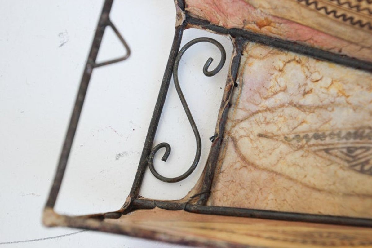 Moroccan Handpainted African Art Wall Sconce