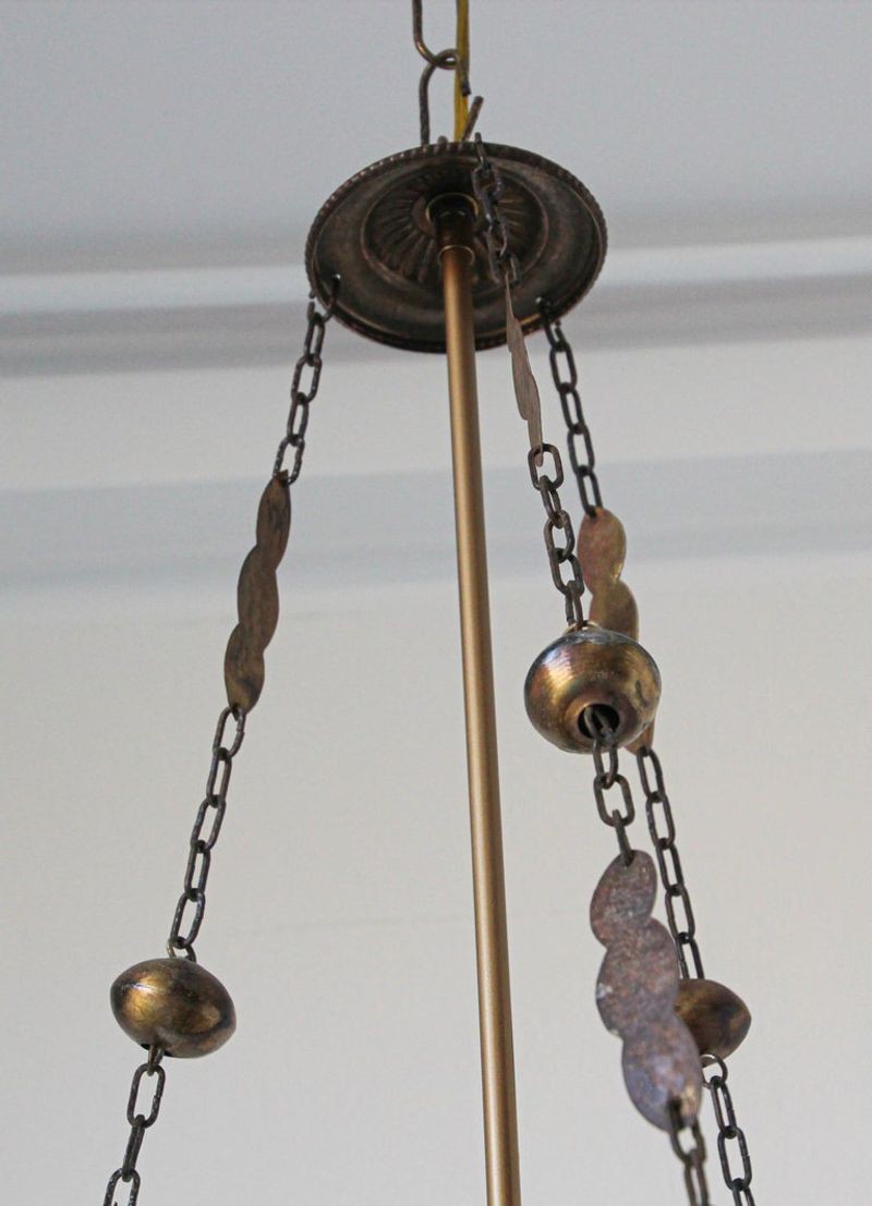 Moroccan Hanging Brass Chandelier Andalusian Moorish Style
