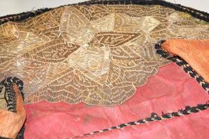 Collector Moroccan Ceremonial Gold Horse Saddle Cover
