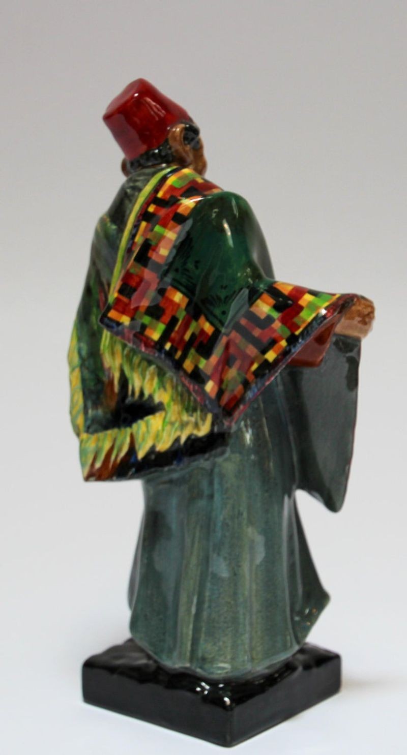 Royal Doulton "the Carpet Seller" Moroccan Decorative Porcelain Figurine