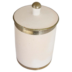 Vintage Moroccan Ceramic Urn with Lid