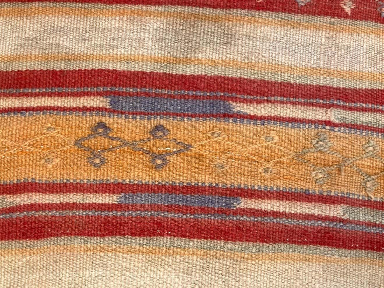 Vintage Moroccan Tribal Kilim Rug, circa 1960