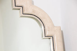 Moroccan Moorish Mirror Tessellated Stone by Maitland Smith.