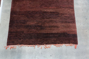 Moroccan Brown Beni Ouarain Tribal Rug