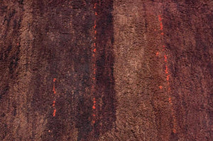 Moroccan Brown Beni Ouarain Tribal Rug