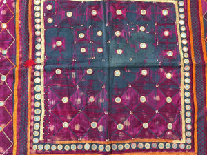 Embroidered Ceremonial Chakla Cloth Hanging Textile