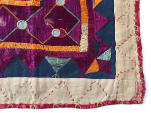 Embroidered Ceremonial Chakla Cloth Hanging Textile