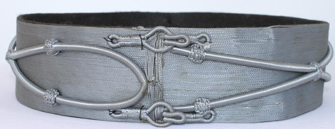 Moroccan Caftan Belt, Grey