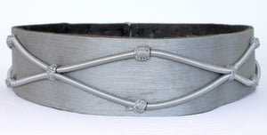 Moroccan Caftan Belt, Grey