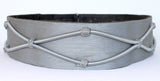 Moroccan Caftan Belt Gray Silver Color