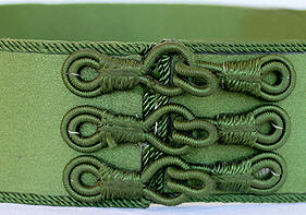 Moroccan Caftan Green Silk Belt