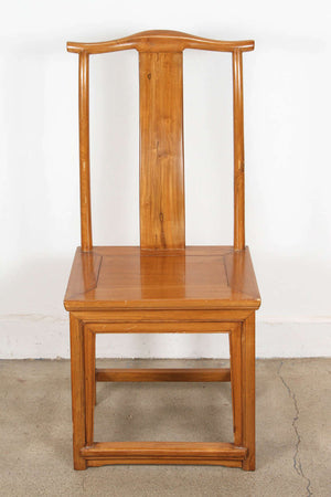 Set of Eight Chinese Dining Room Chairs in Ming Style