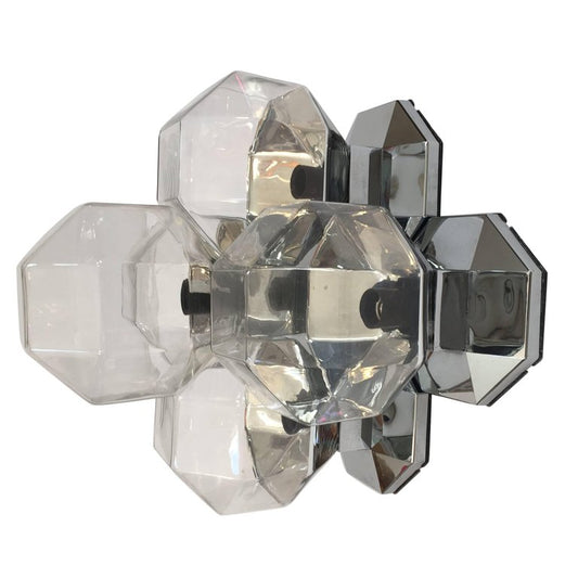 Large Modular Wall or Ceiling Lamp by Motoko Ishii for Staff, 1970s