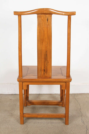 Set of Eight Chinese Dining Room Chairs in Ming Style
