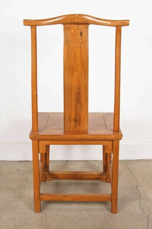 Pair of High Back Chinese Chairs Ming Style