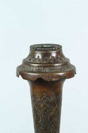 Indo-Persian Decorative Copper Urn