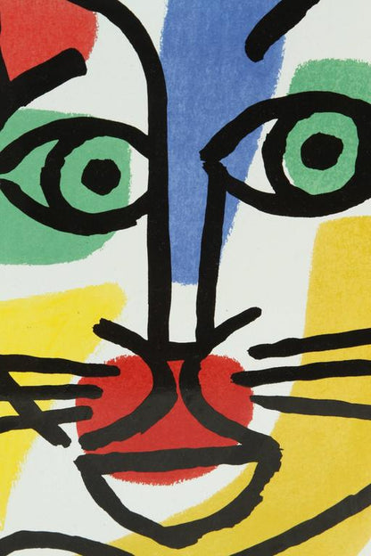 Post Modern Celestino Piatti Ceramic Art Tiles in Picasso Style