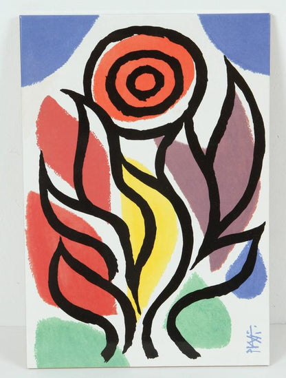 Post Modern Celestino Piatti Ceramic Art Tiles in Picasso Style