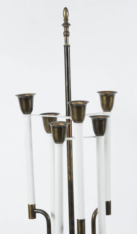 Modern Brass and Marble Tommi Parzinger Table Lamp