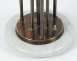 Modern Brass and Marble Tommi Parzinger Table Lamp