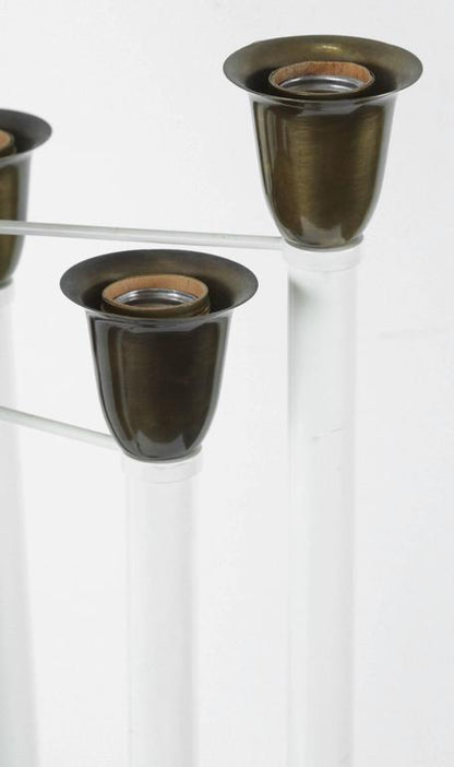 Brass and Marble Tommi Parzinger Stiffel Brass Plated Lamp